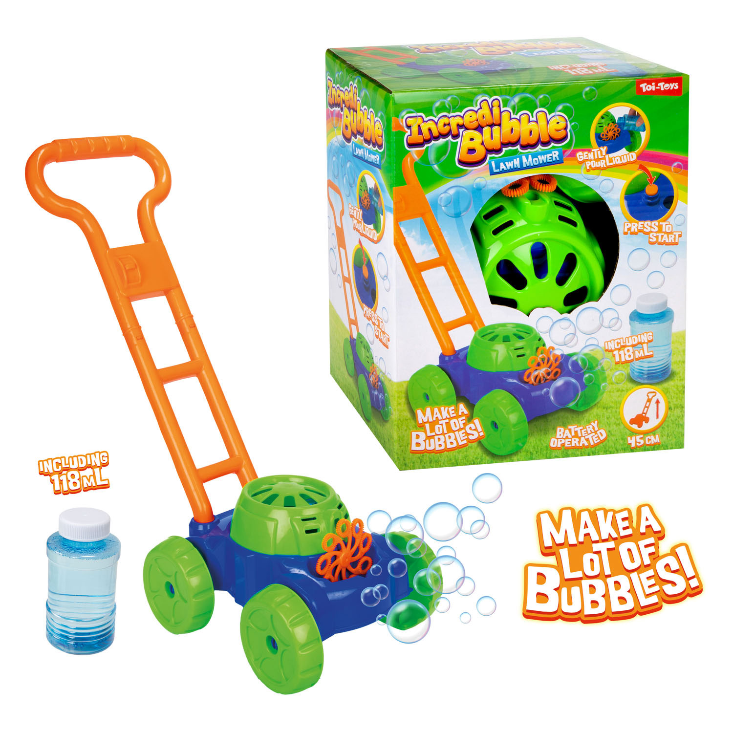 Bellenblaasmachine Grasmaaier met Bellenblaas - 118ml