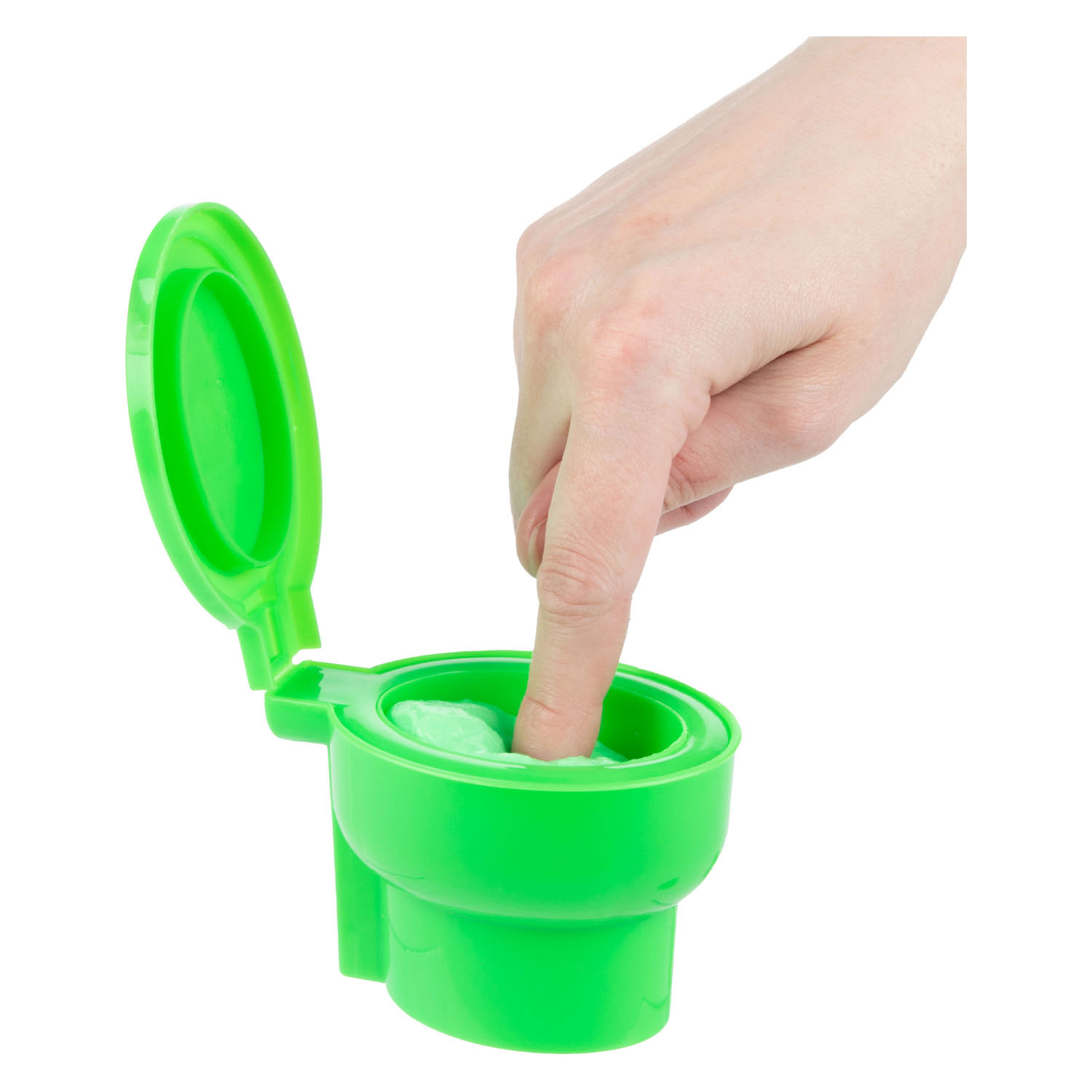 Scheetputty in Toiletpot