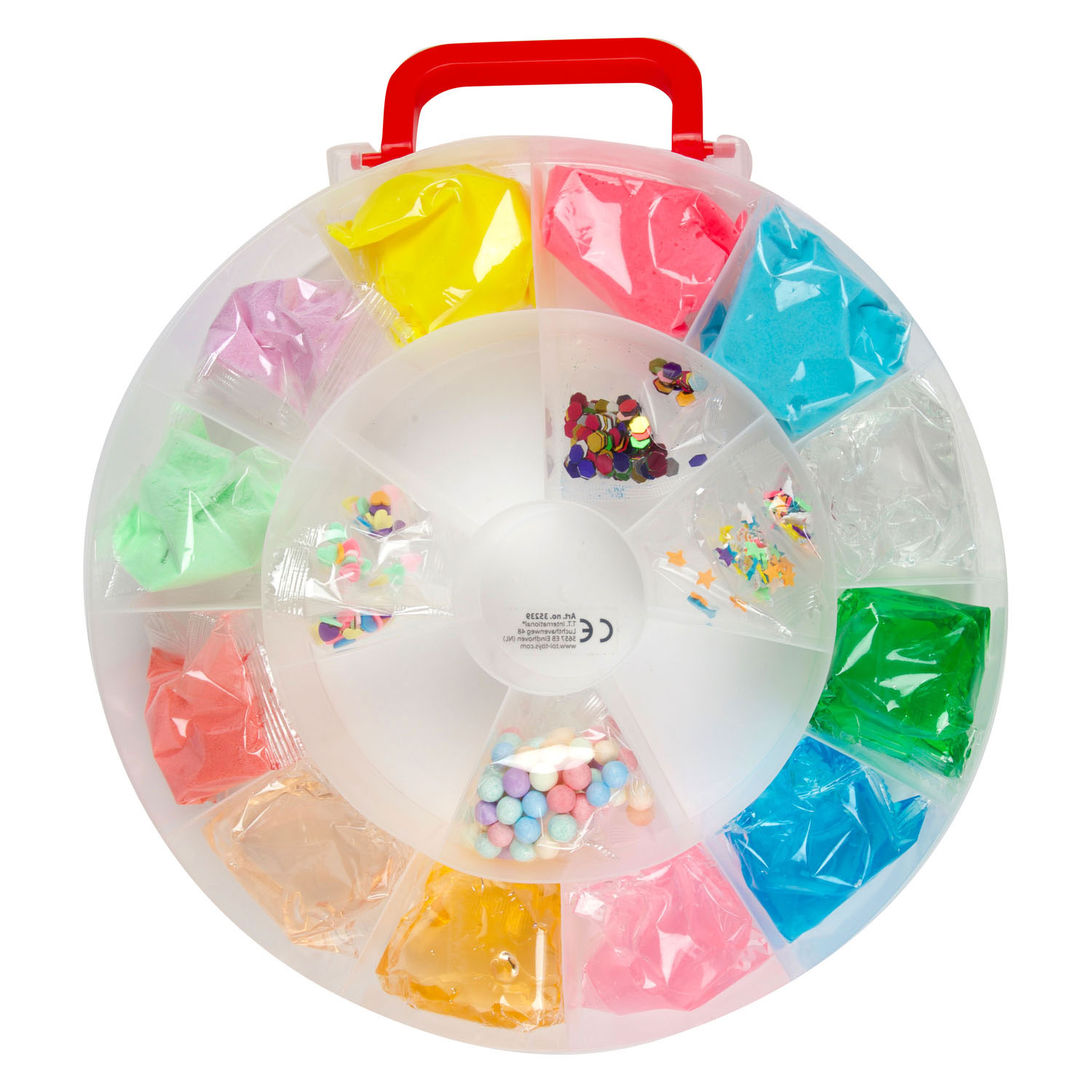Wheel of Putty 12 Kleuren - 17dlg.