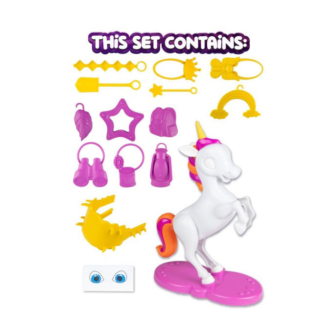 Bokkende Eenhoorn met Bagage Spel