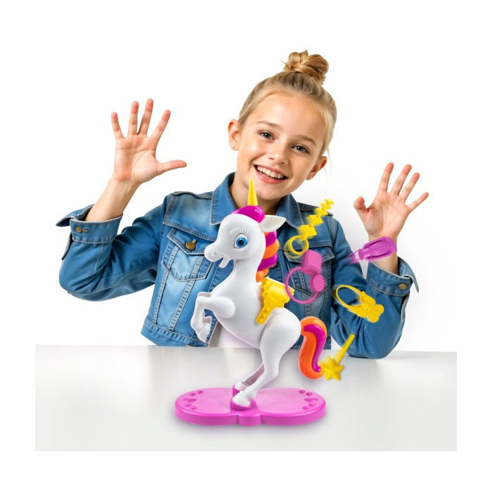 Bokkende Eenhoorn met Bagage Spel