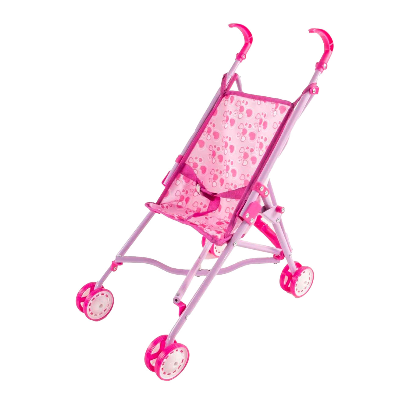 Poupée Buggy Coeurs Rose