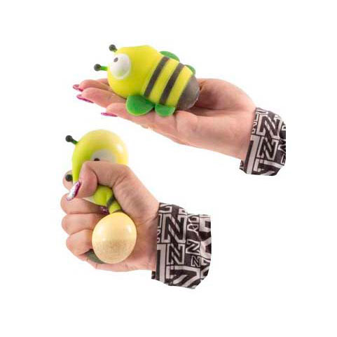 Figurine anti-stress à presser « Squeeze Funny Bees », 9 cm