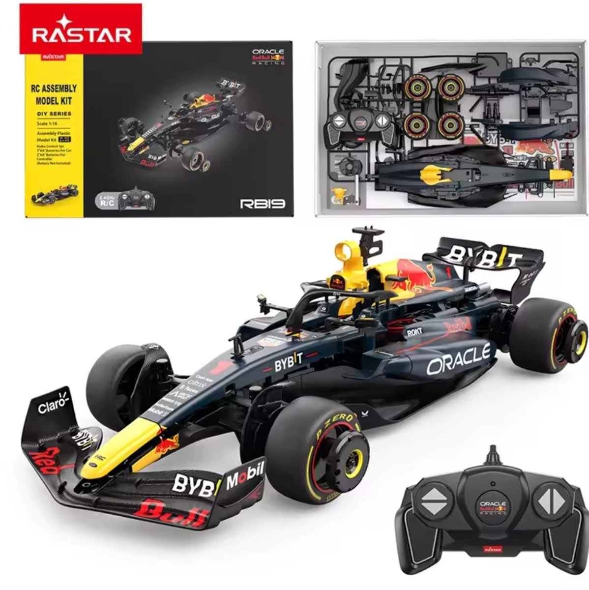 Kit de construction radiocommandé Rastar 1:16 Red Bull F1 RB19 - 55 dlg.