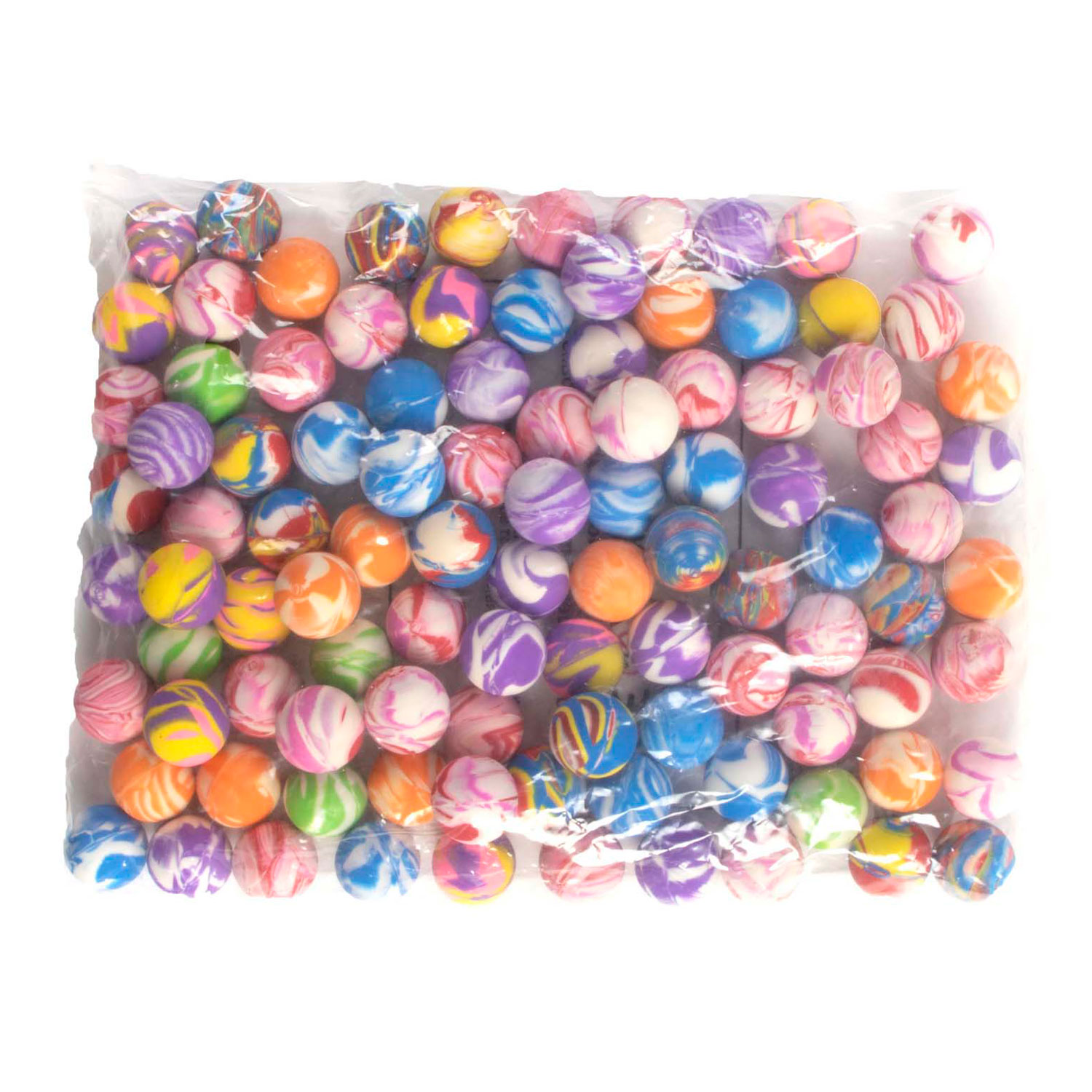 Balles rebondissantes, 100 pièces.