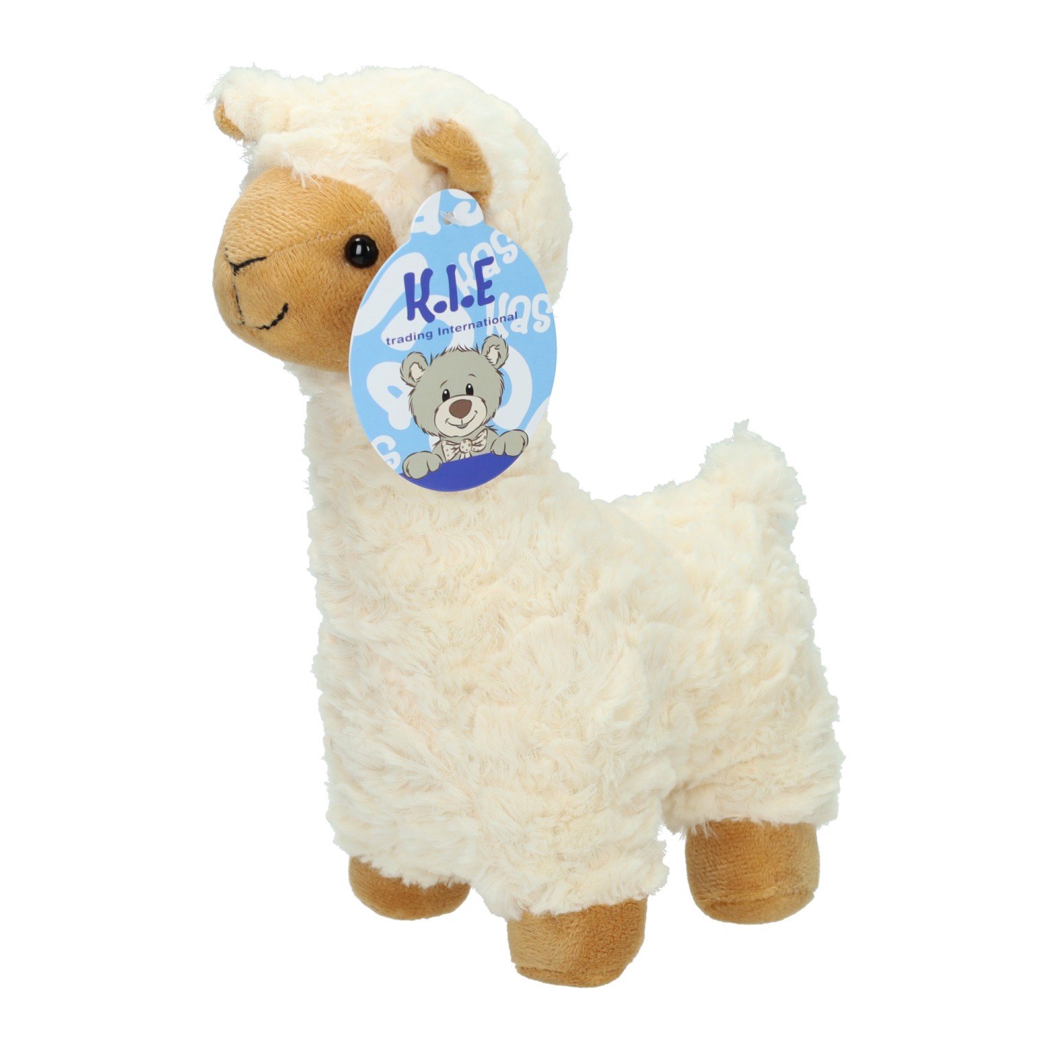 Peluche Alpaga Blanc - 28cm