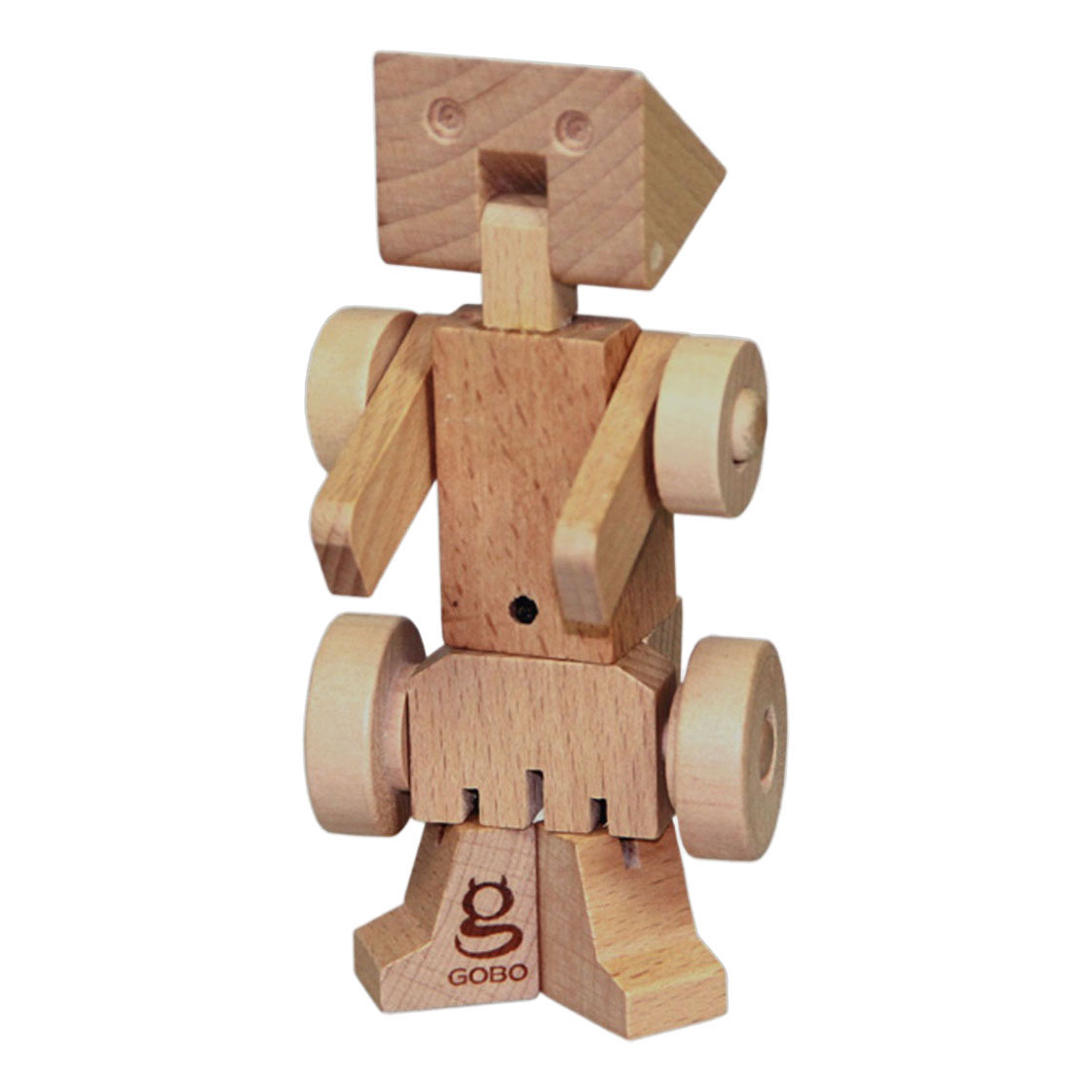 Houten Transformeer Robot/Shovel