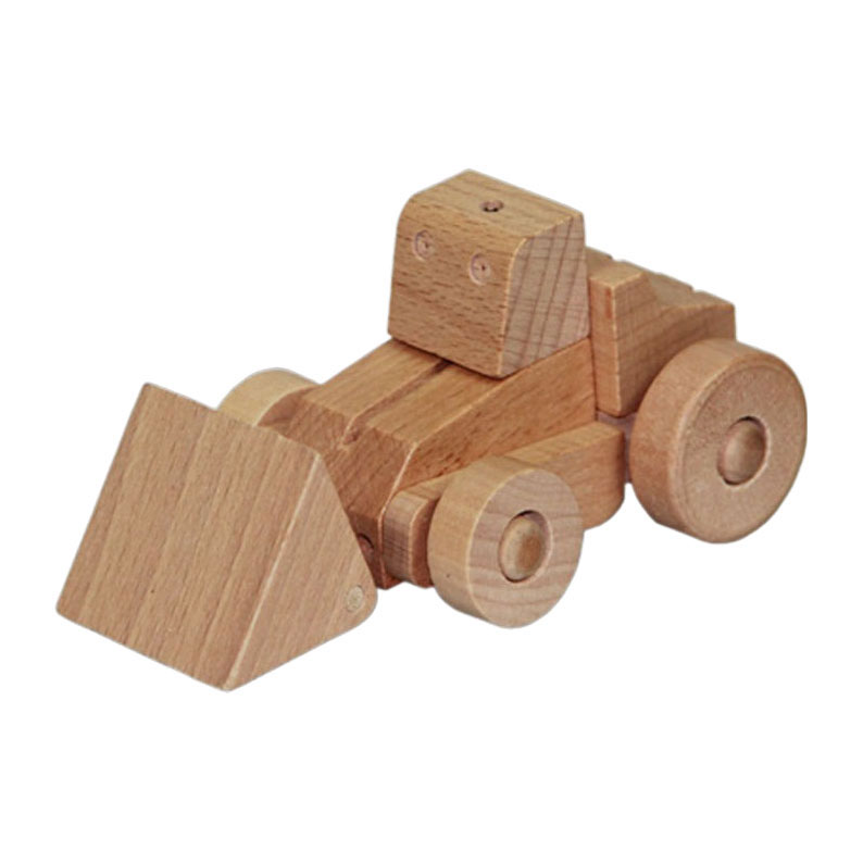 Houten Transformeer Robot/Shovel