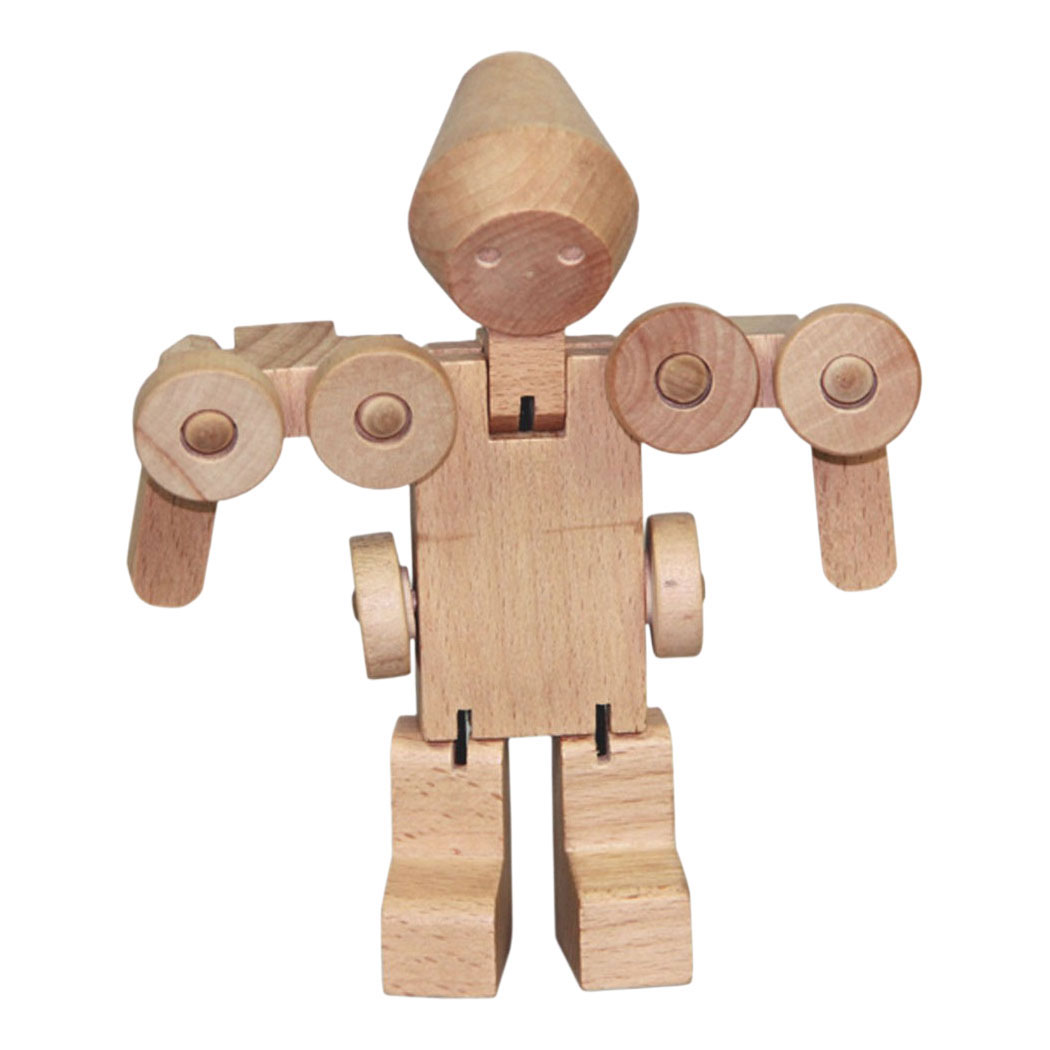 Houten Transformeer Robot/Cementwagen