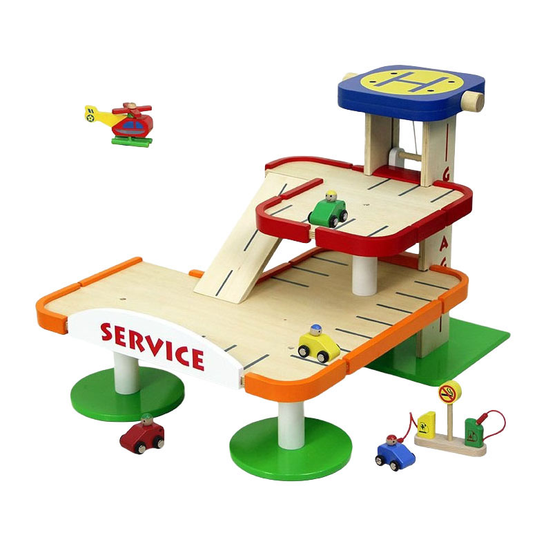 Garage de stationnement en bois