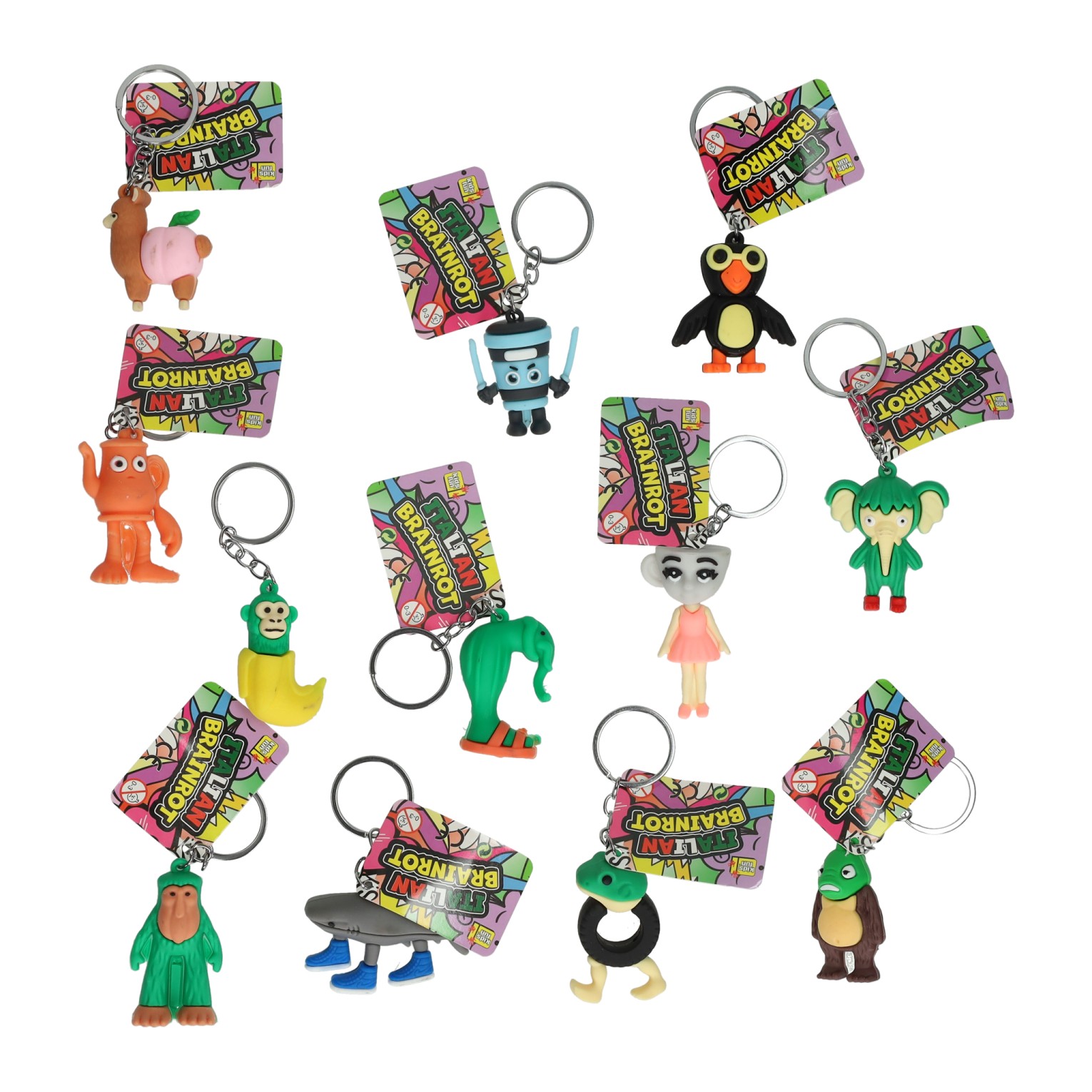 Porte-clés 3D Brainrot