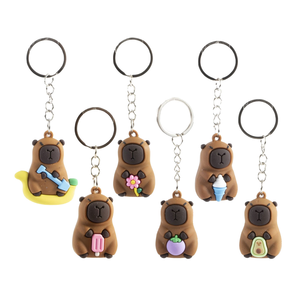 Sleutelhanger Capibara - 4cm