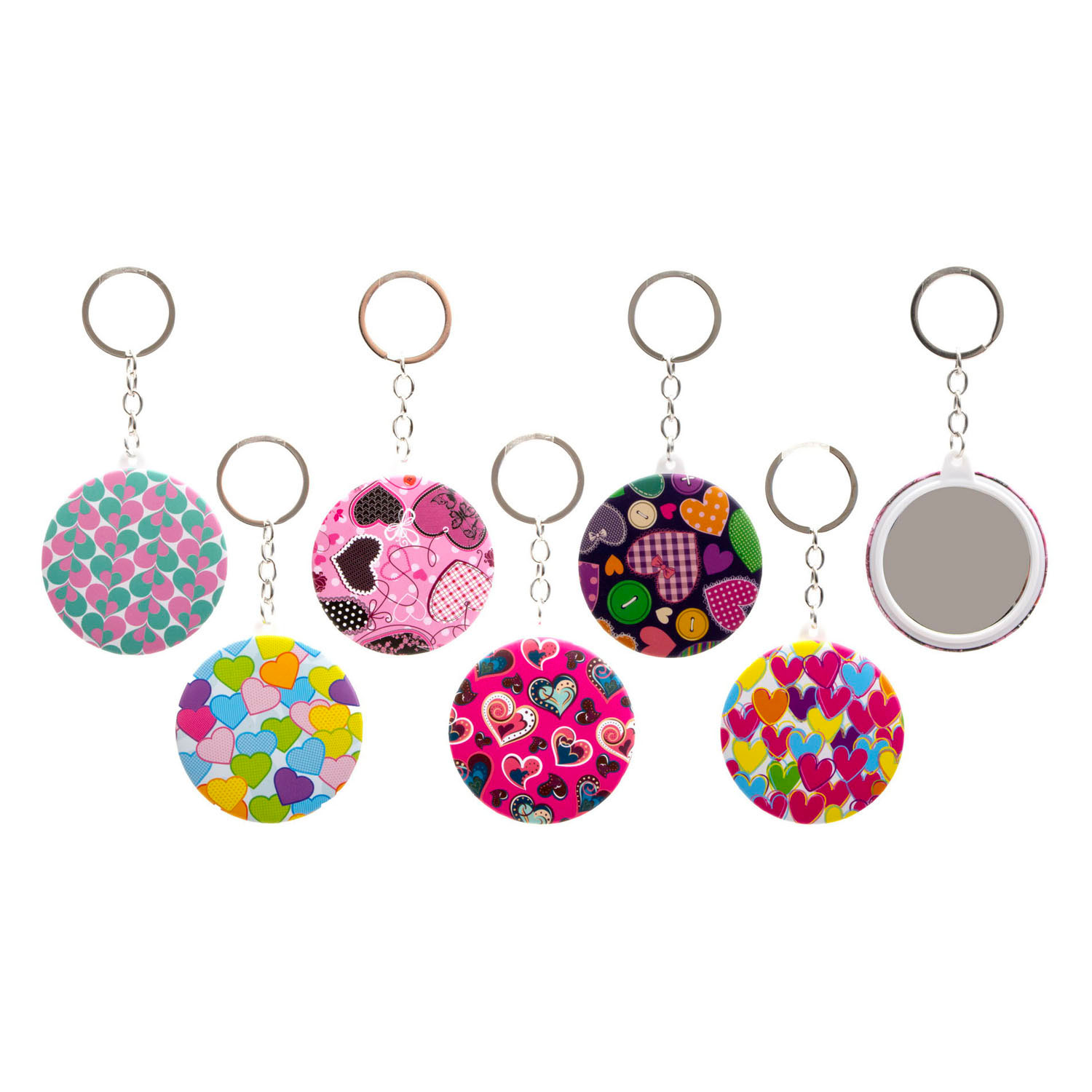 Sleutelhanger met Spiegeltje - 6cm