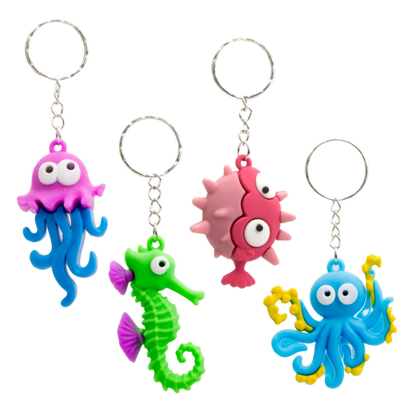 Porte-clés Animaux marins - 4-6 cm