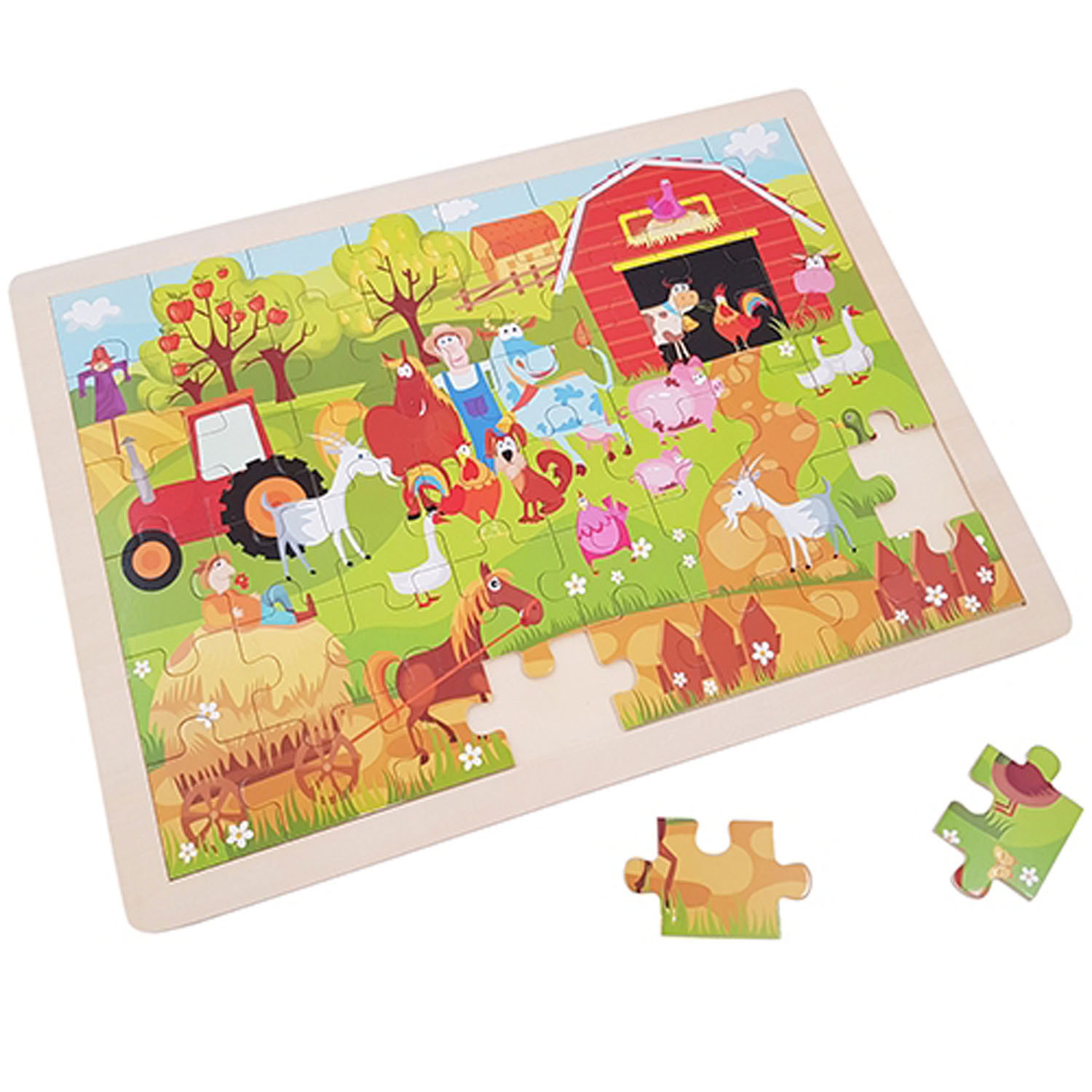 Puzzle en bois Ferme