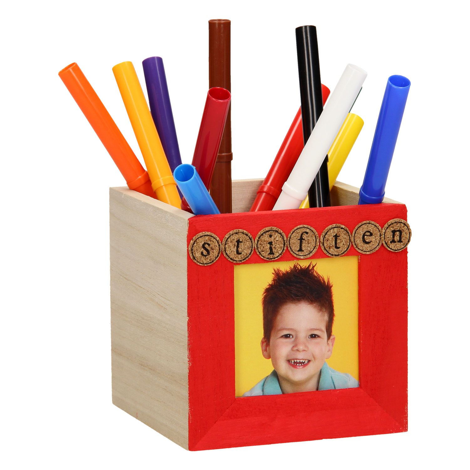Décorez votre propre boîte à crayons en bois (cadre photo)