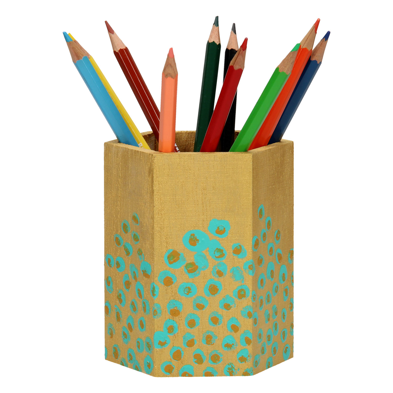 Décorez votre propre boîte à crayons en bois