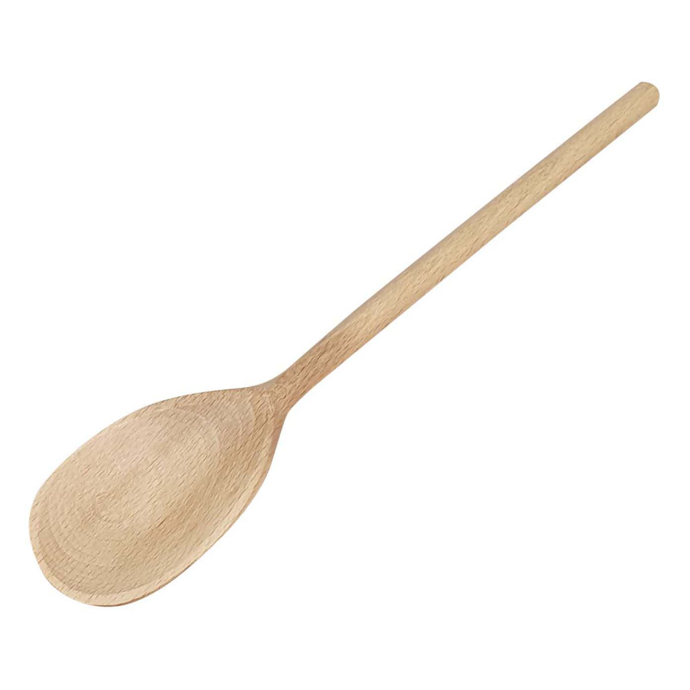 Louche en bois ovale, 30 cm
