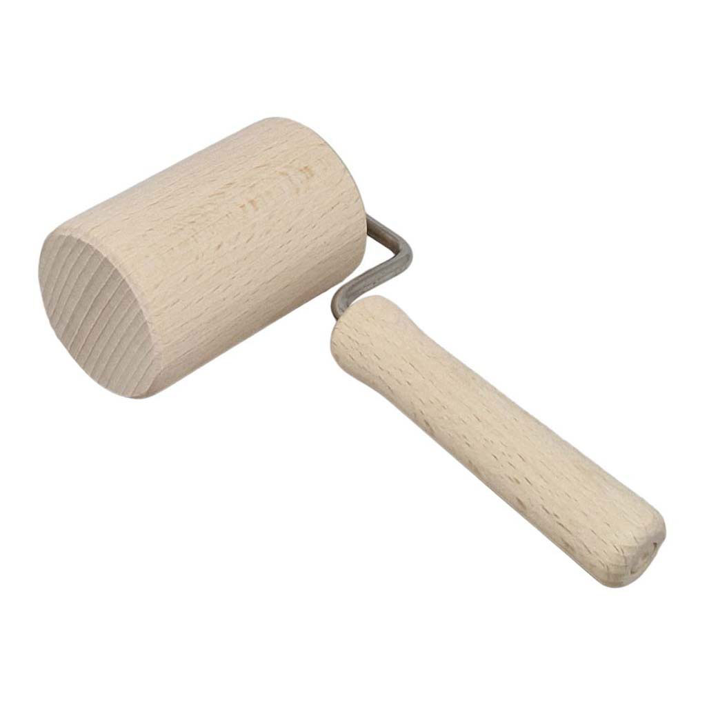 Rouleau à pâtisserie en bois avec manche