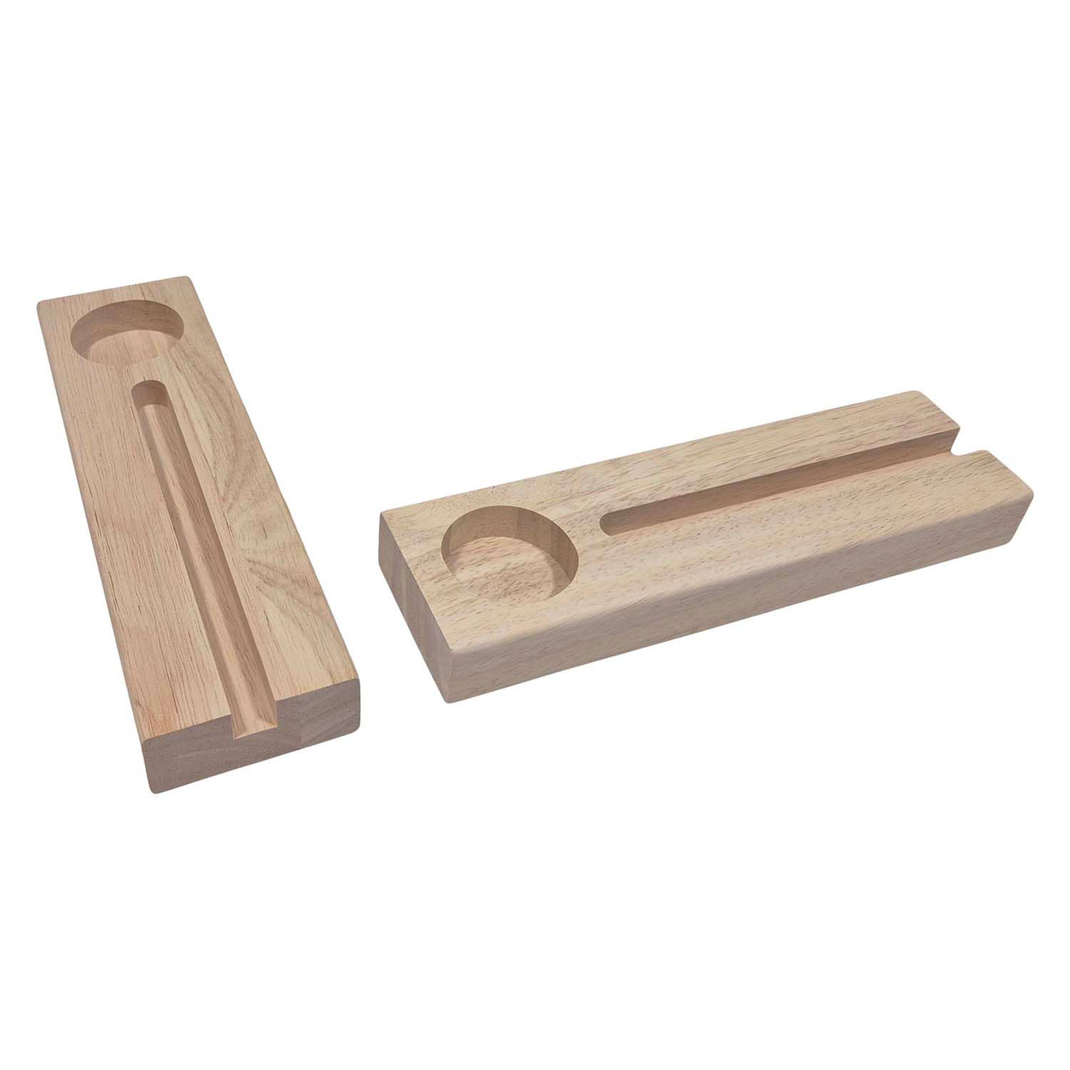 Porte-carreaux en bois avec photophore