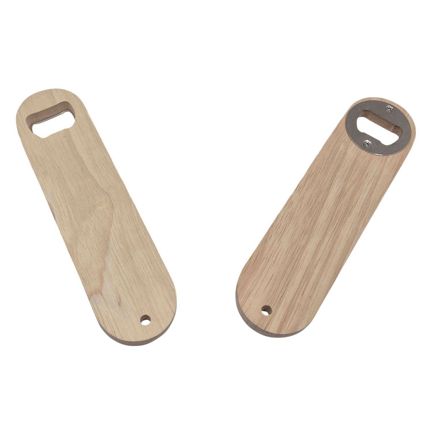 Décapsuleur droit en bois, 17 cm
