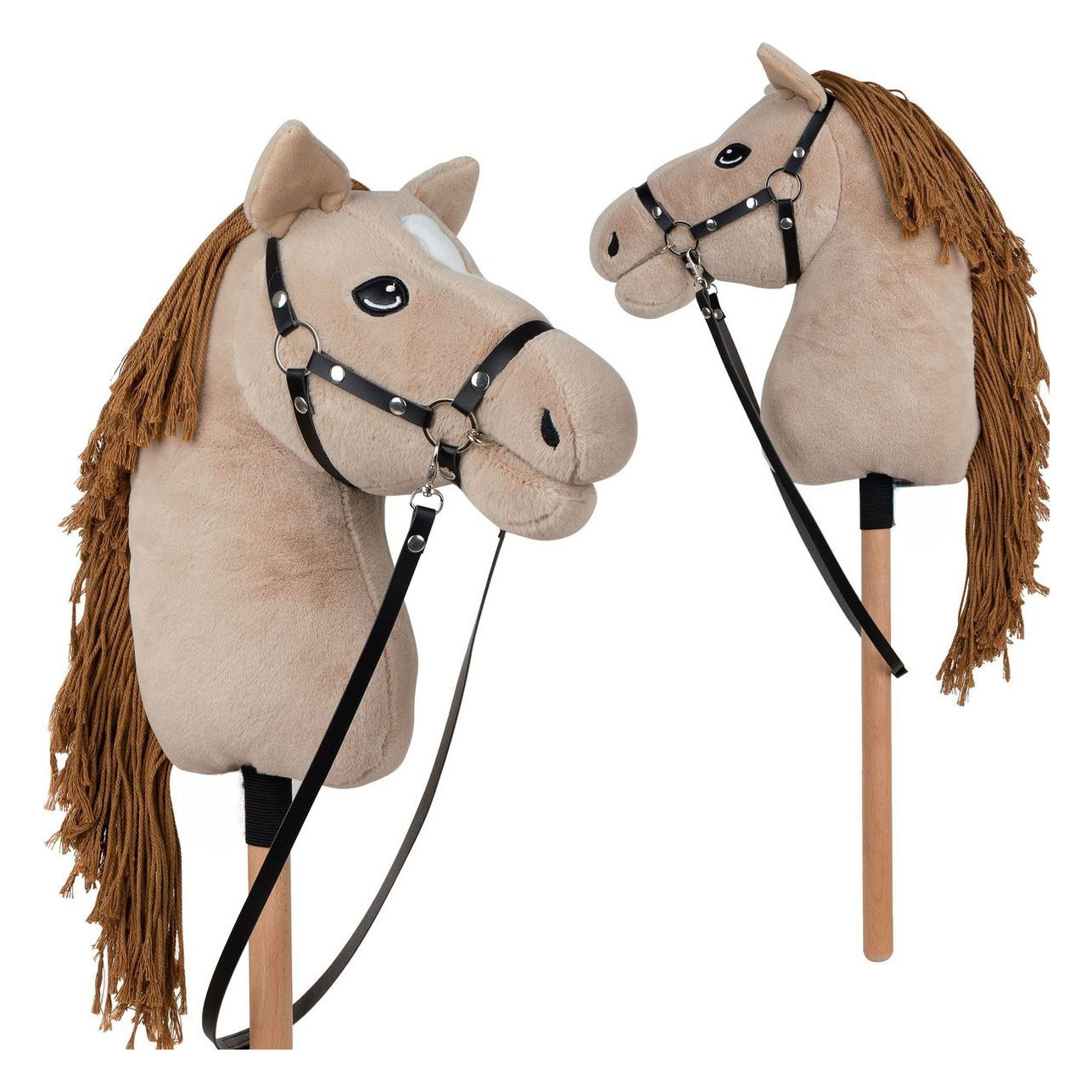 Stokpaard met Halster voor Hobby Horsing