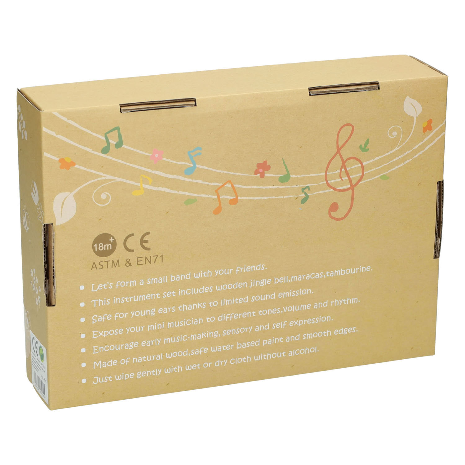 Houten Muziekset Vogel - 3dlg.