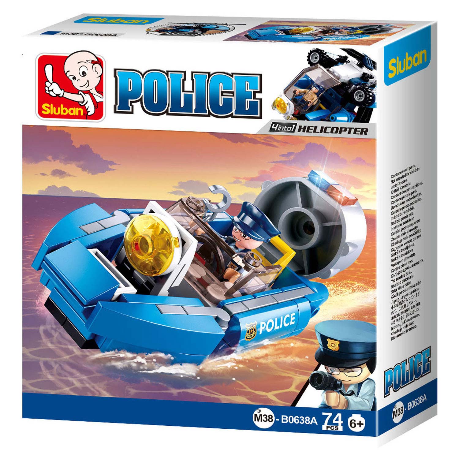 Sluban Politie Hovercraft