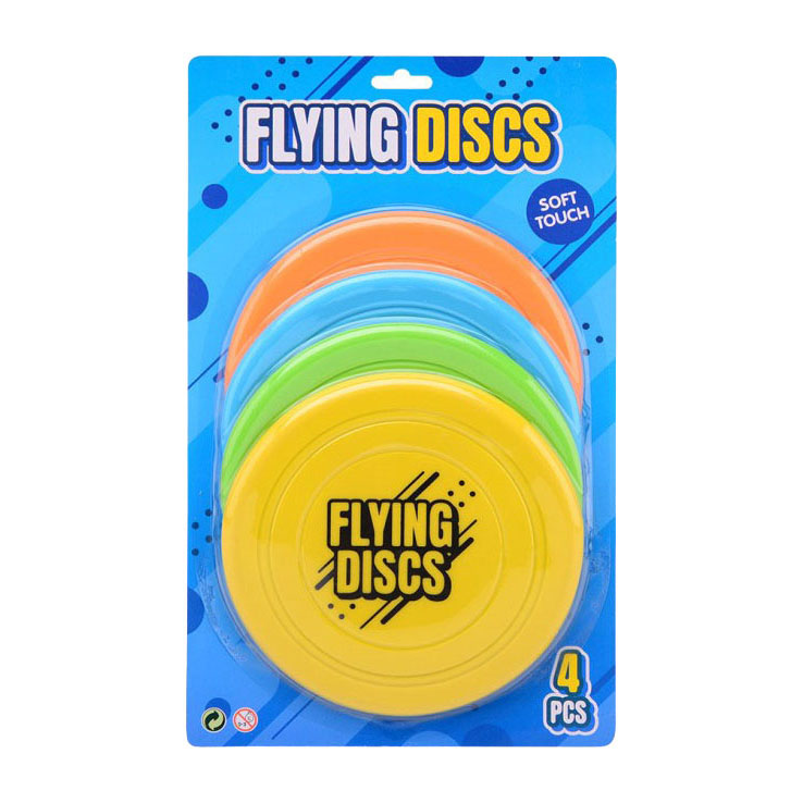 Frisbees souples et légers - 4 pièces.