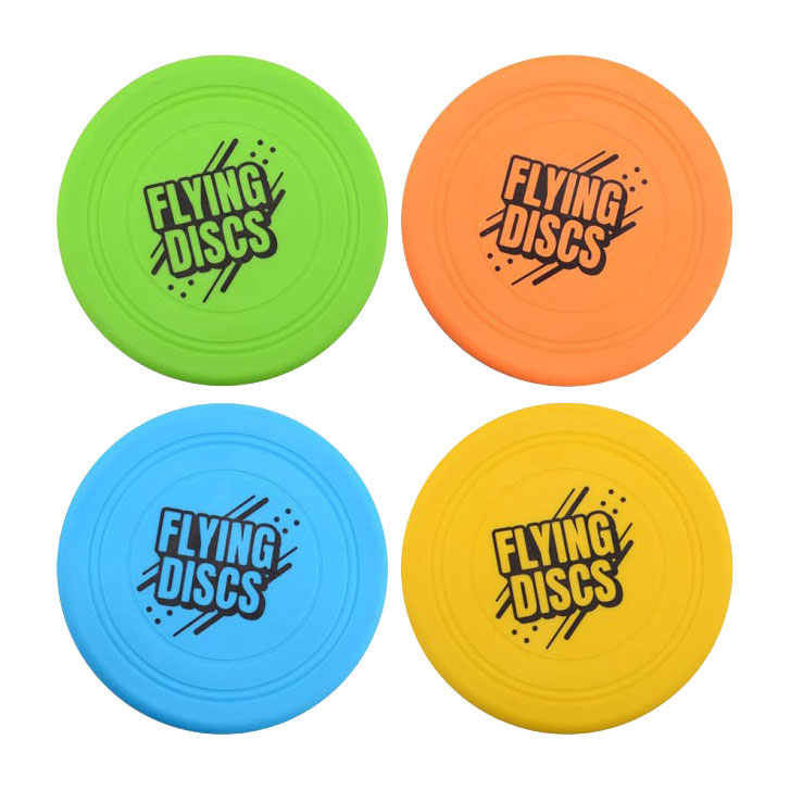 Frisbees souples et légers - 4 pièces.