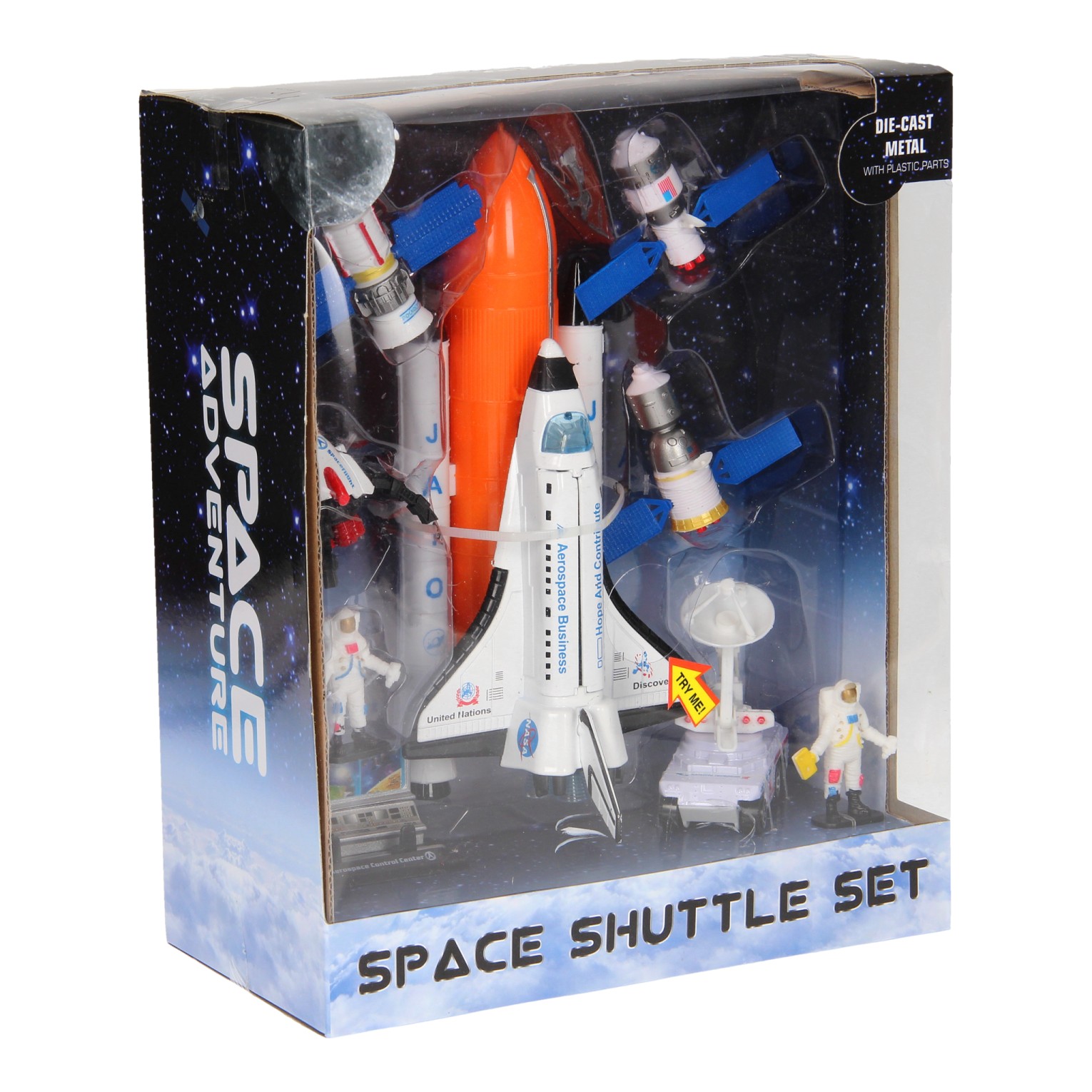 Space Shuttle Set Groot met Licht en Geluid
