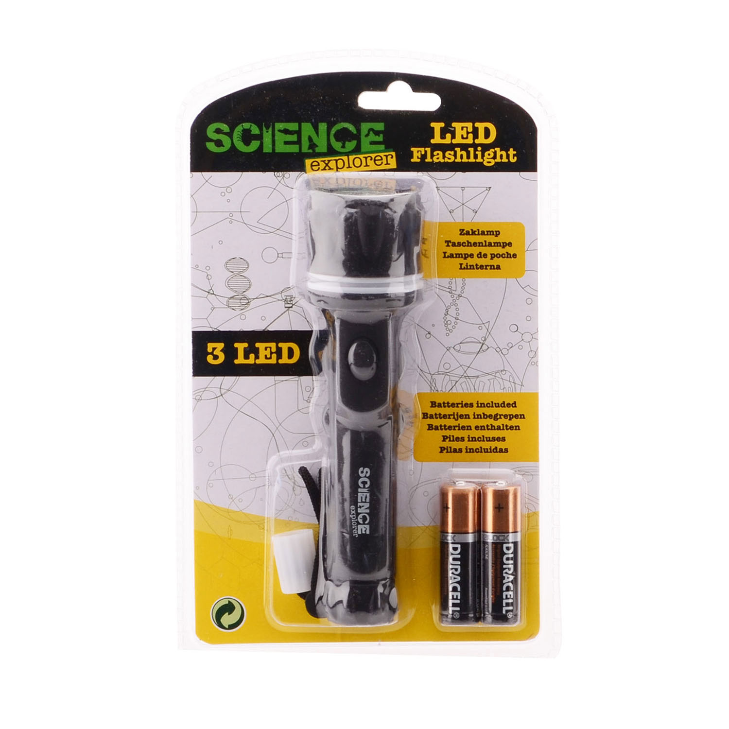 Lampe de poche LED pour explorateur scientifique