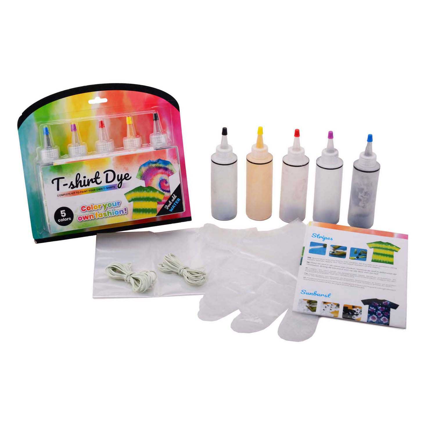Ensemble de motifs tie-dye pour t-shirts