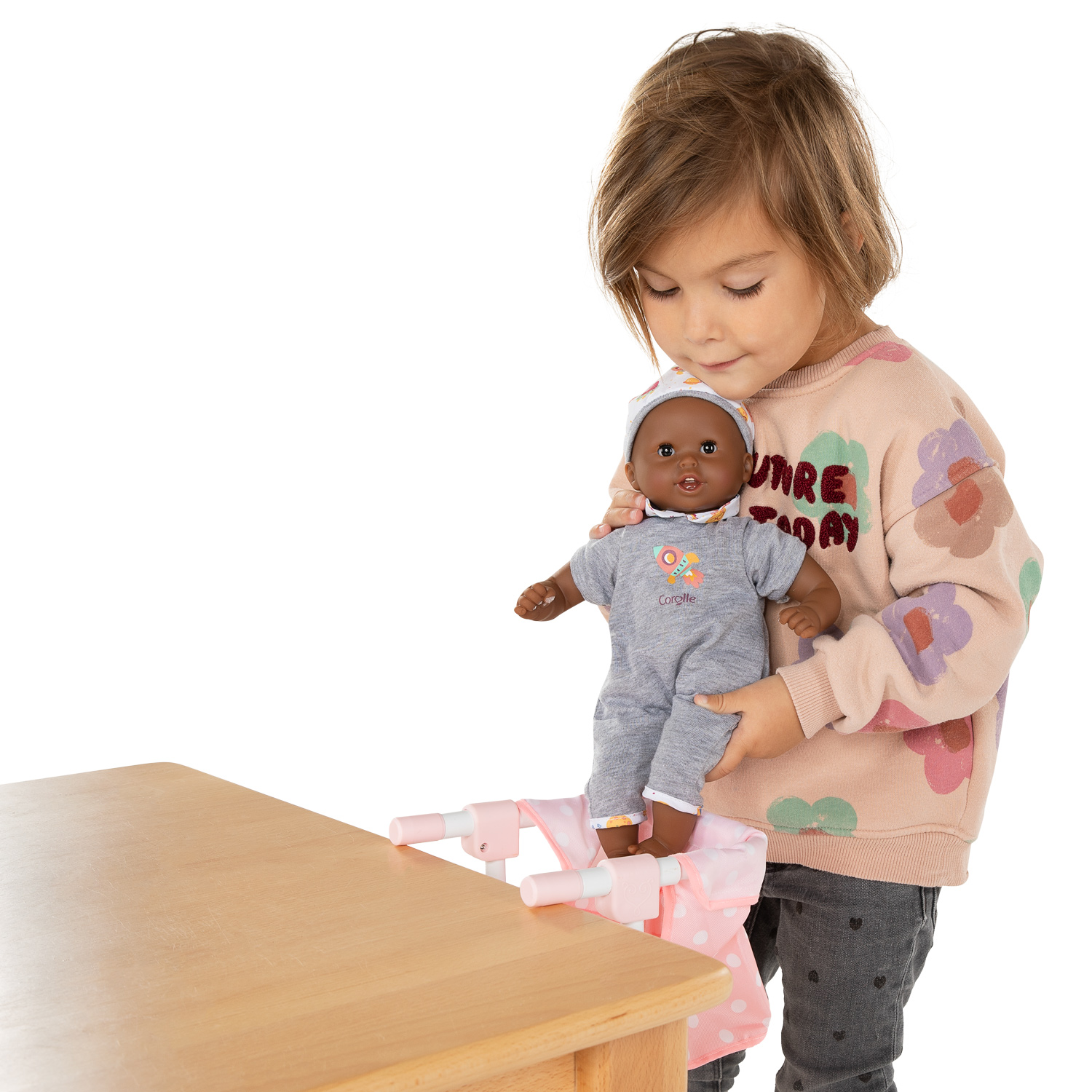 Chaise de table Baby Rose
