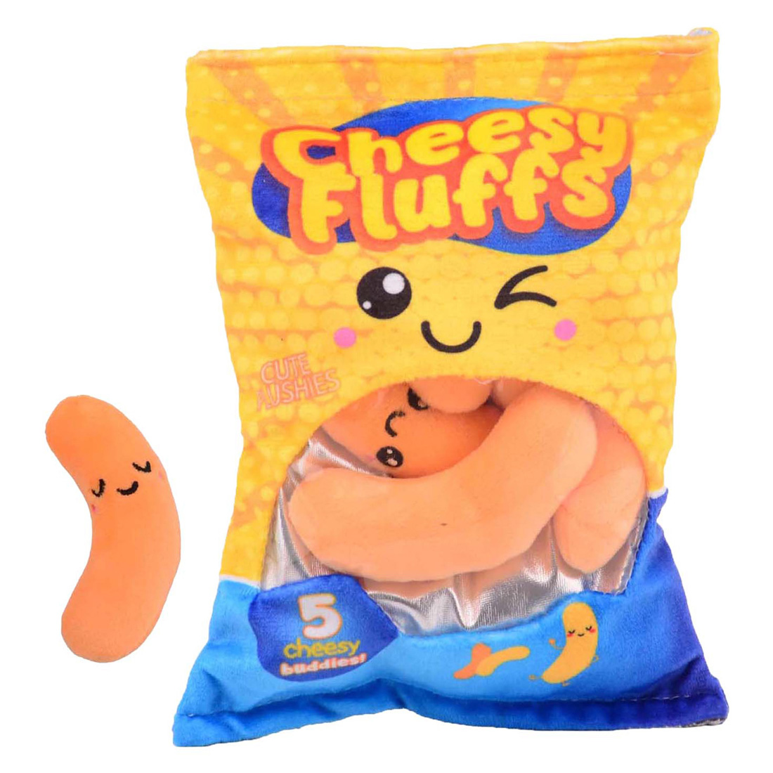 Pluche Snack Zakje - Cheesy Fluffs