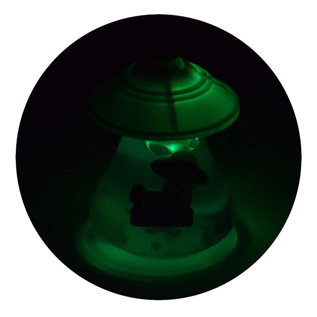 Ufo Slijm met Licht en Glow in the dark Alien