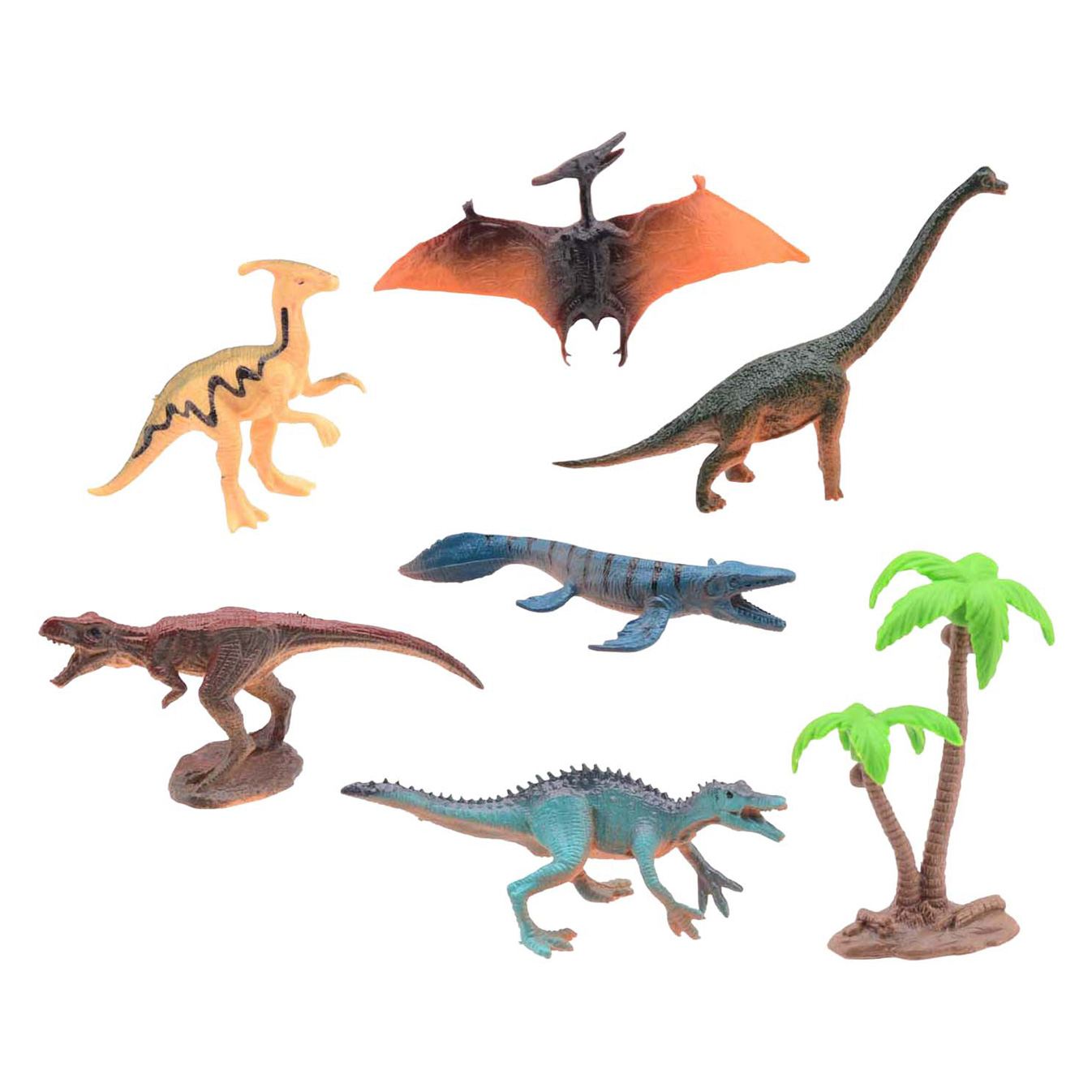 Animal World - Coffret de jeu Dino, 7 pièces.