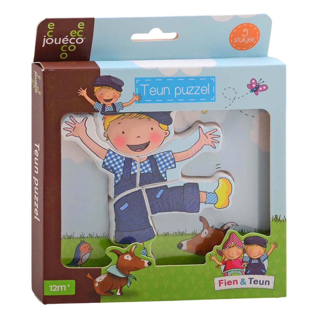 Fien & Teun Houten Puzzel Teun - 5dlg.