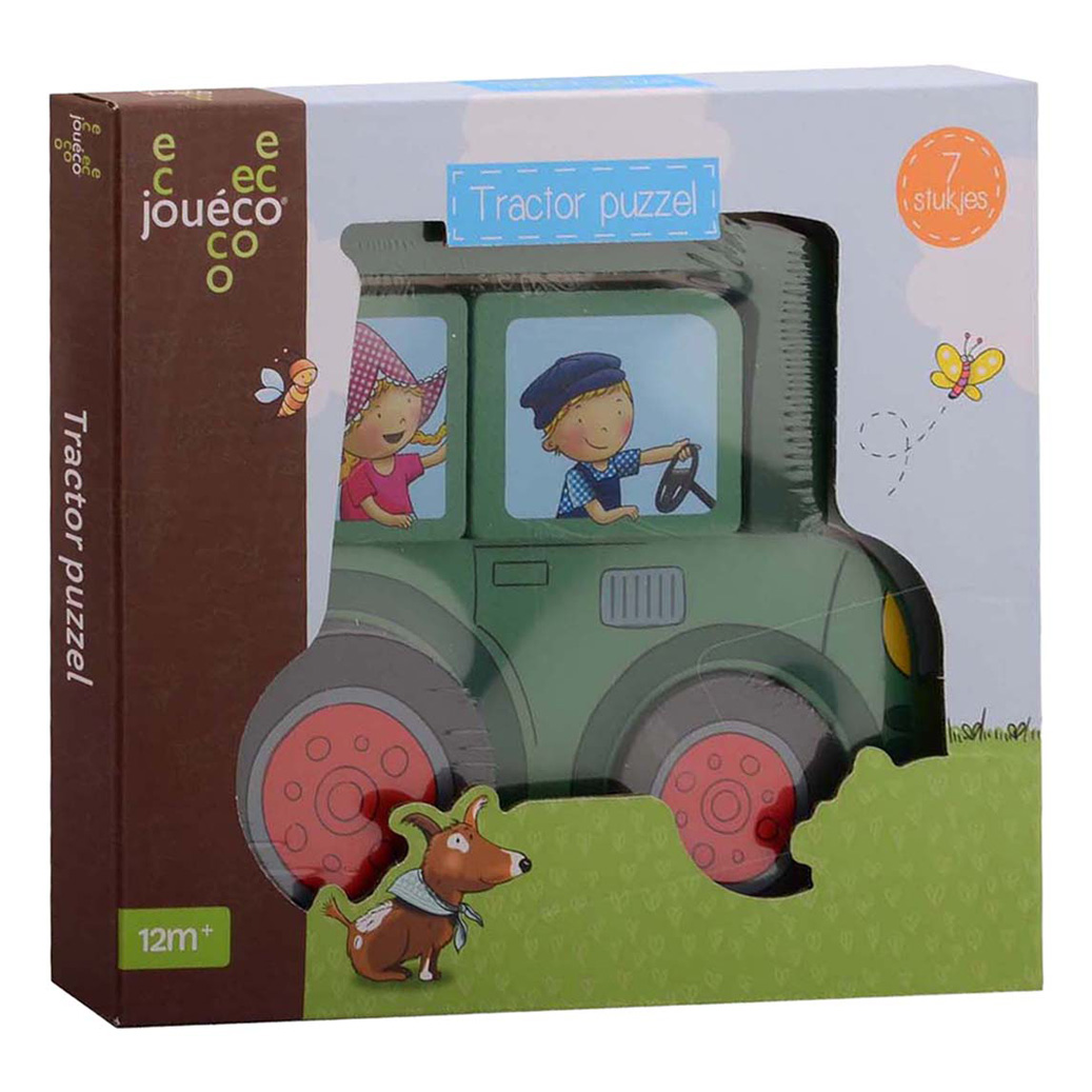Fien & Teun Houten Tractor Puzzel