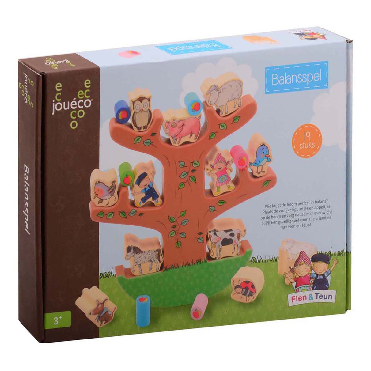 Fien & Teun Houten Balanceerboom - 19dlg.