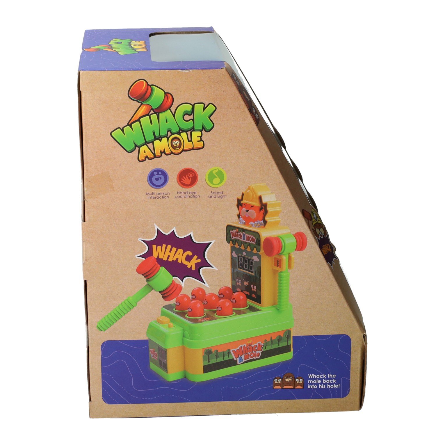 Whack a Mole - met Licht en Geluid