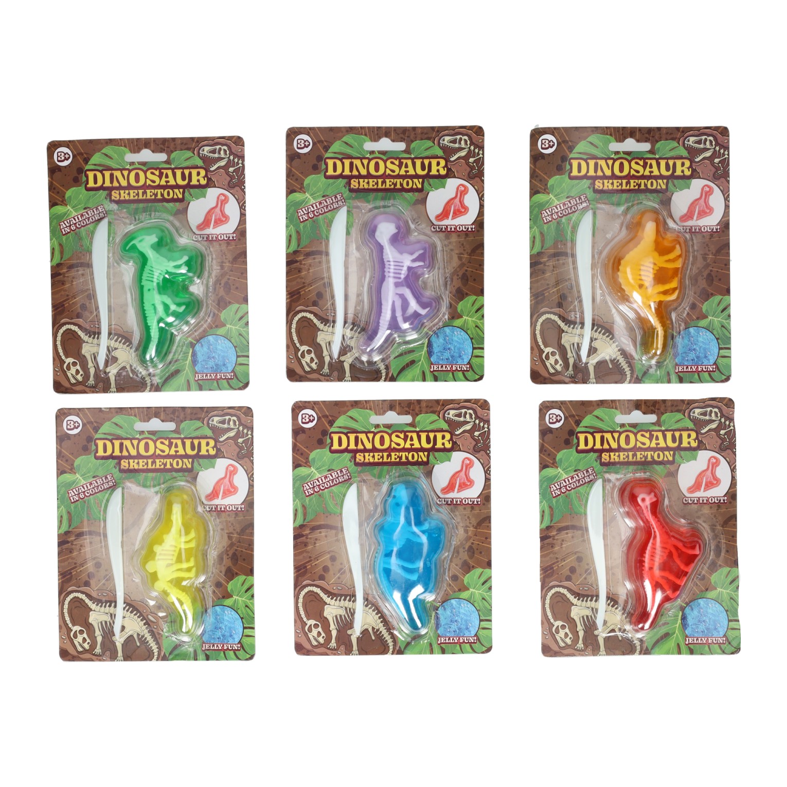 Cut Out Dino Slijm Skelet