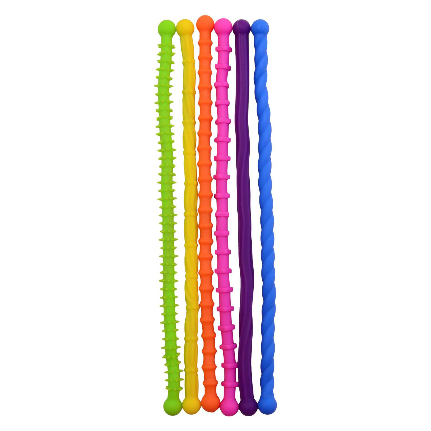 Jouets anti-stress Fidget Twisters - 6 pièces.