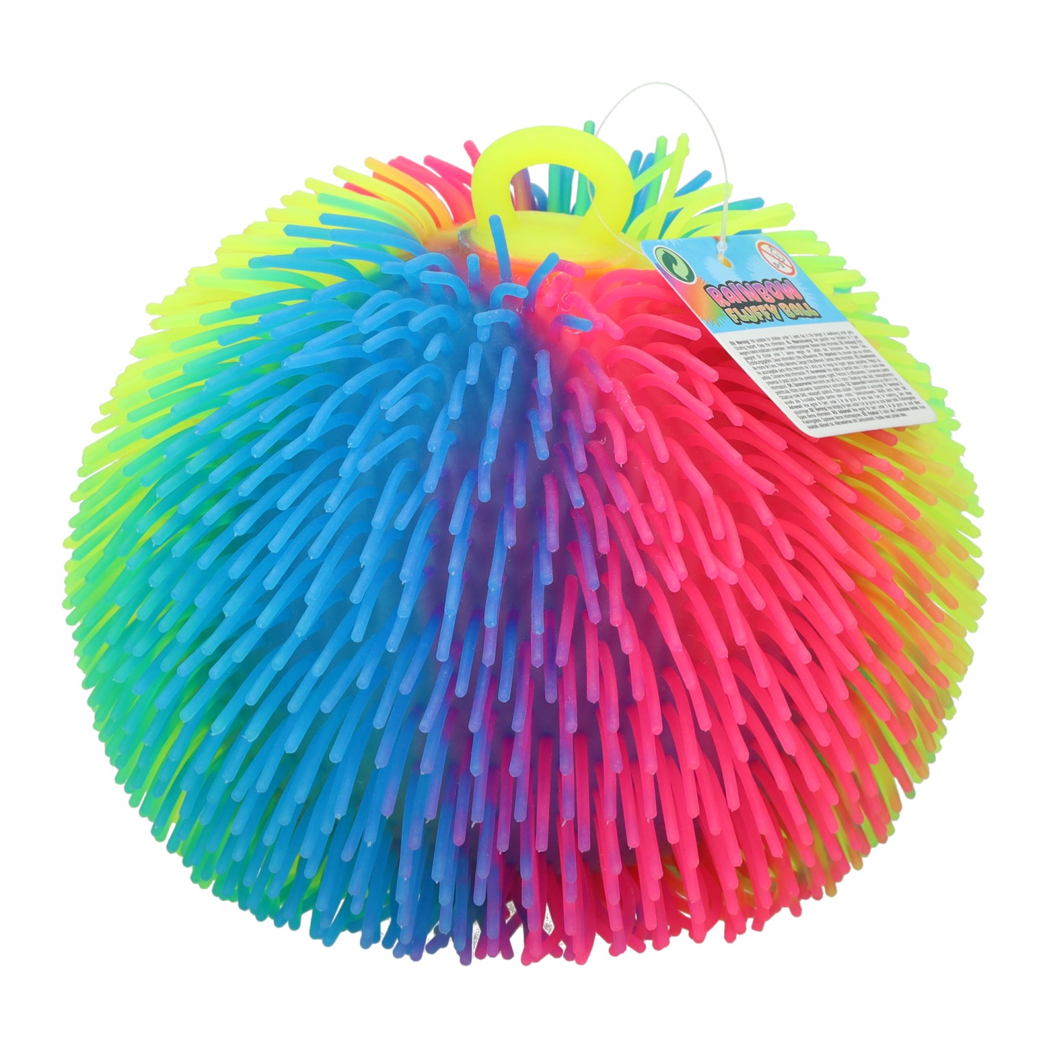 Großer Regenbogen-Flauschball – 22 cm
