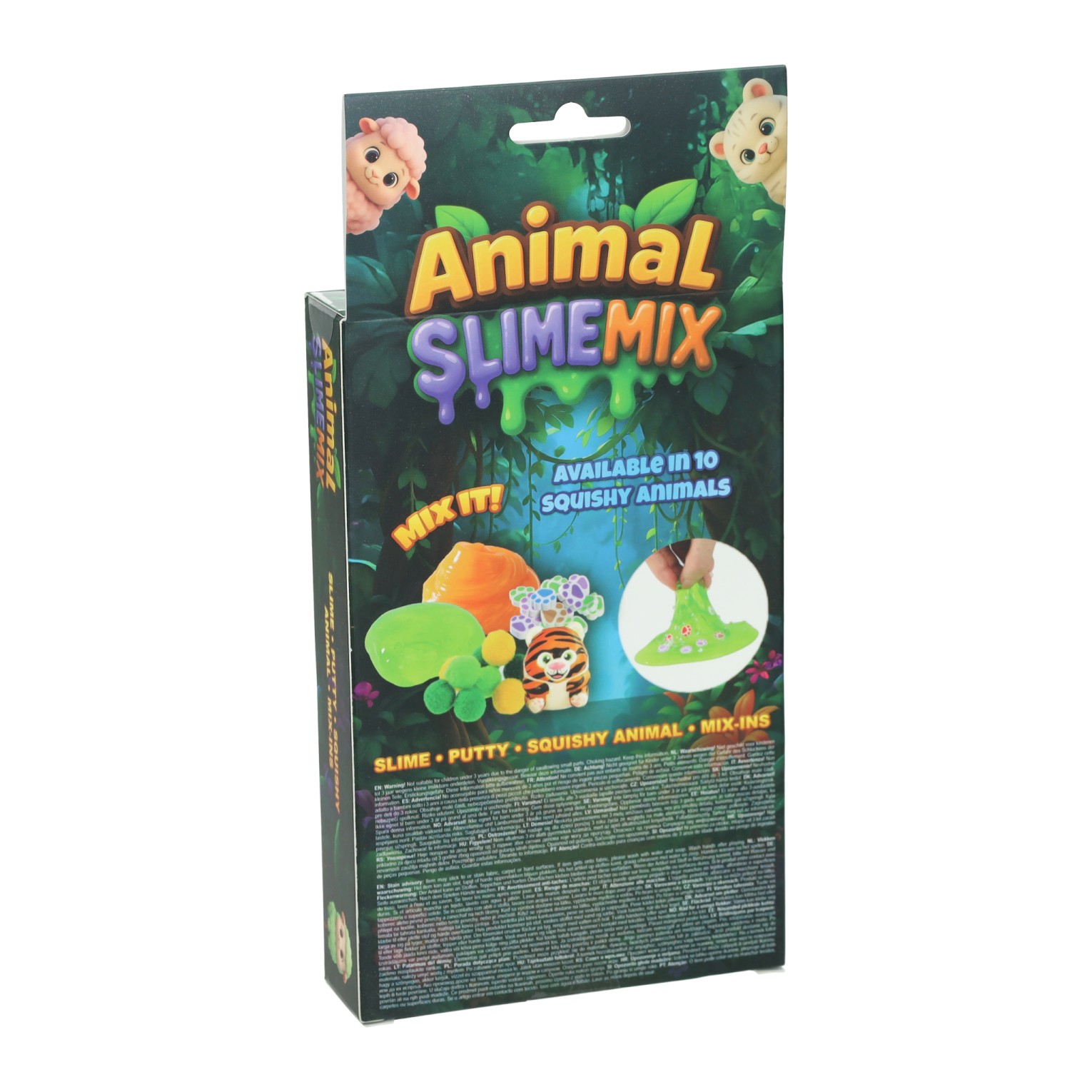 Pack Jungle - Pâte à modeler, Slime et Squeez