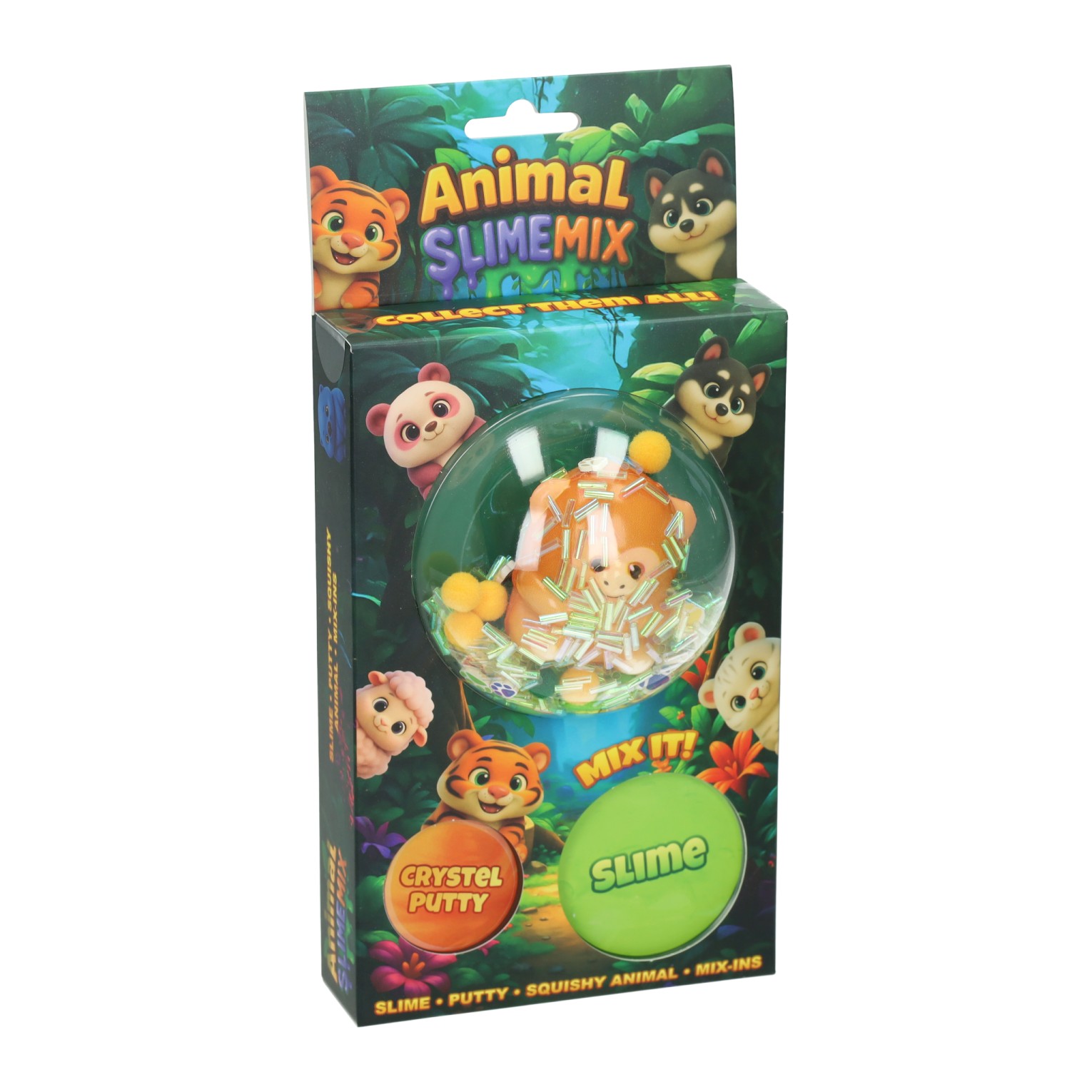 Pack Jungle - Pâte à modeler, Slime et Squeez