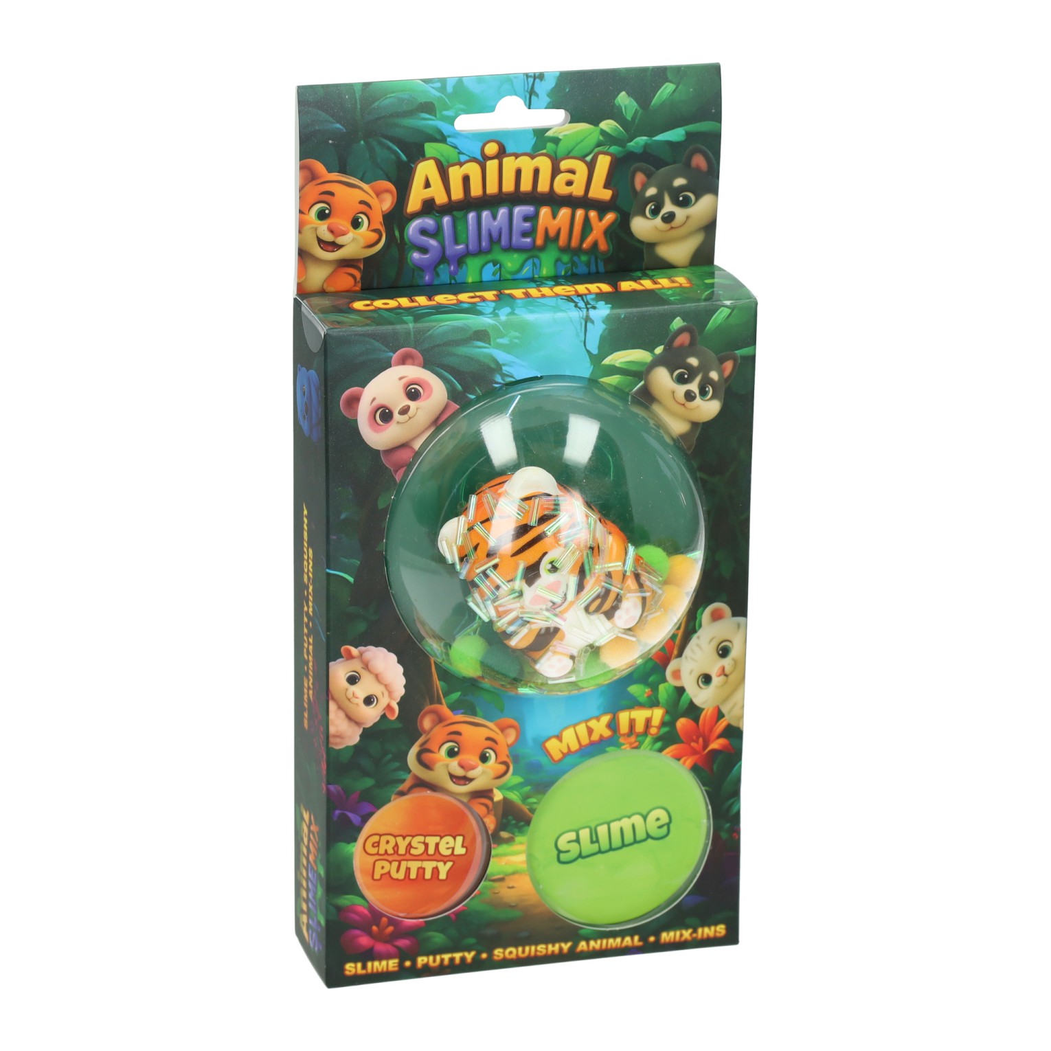 Pack Jungle - Pâte à modeler, Slime et Squeez