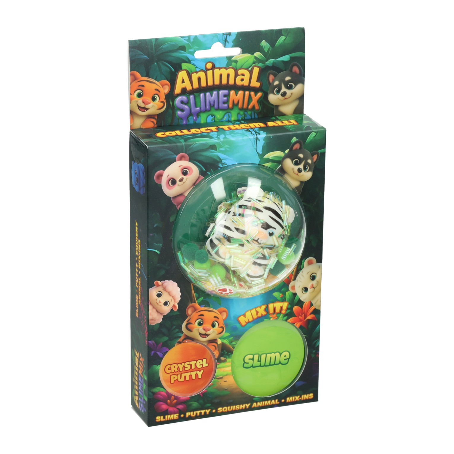Pack Jungle - Pâte à modeler, Slime et Squeez