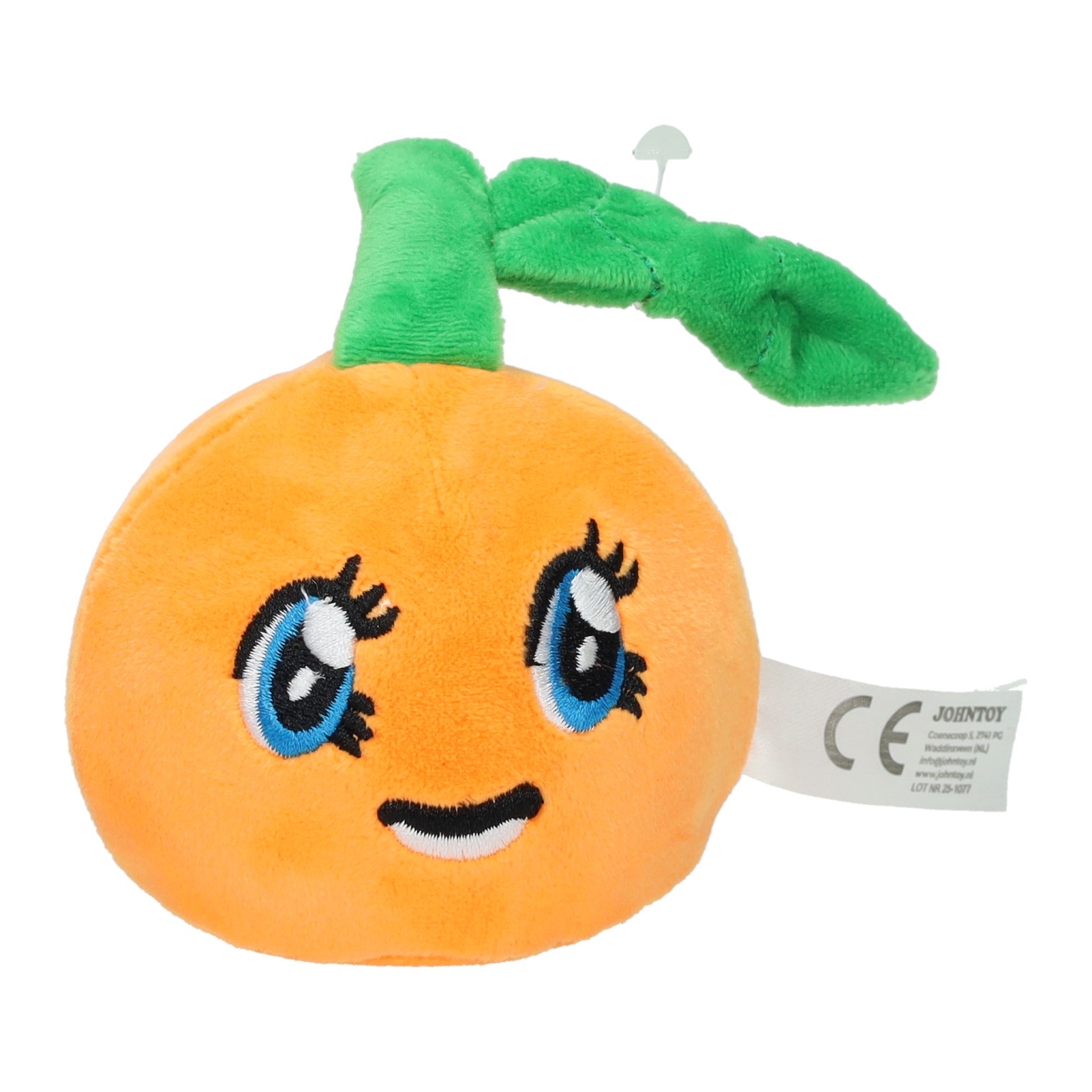 Peluche à presser à remontée lente en forme de fruit