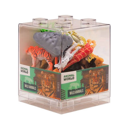 Monde animal - Coffret Animaux sauvages - 10 pièces